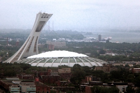 Olympic Stadium in Montreal, Canada